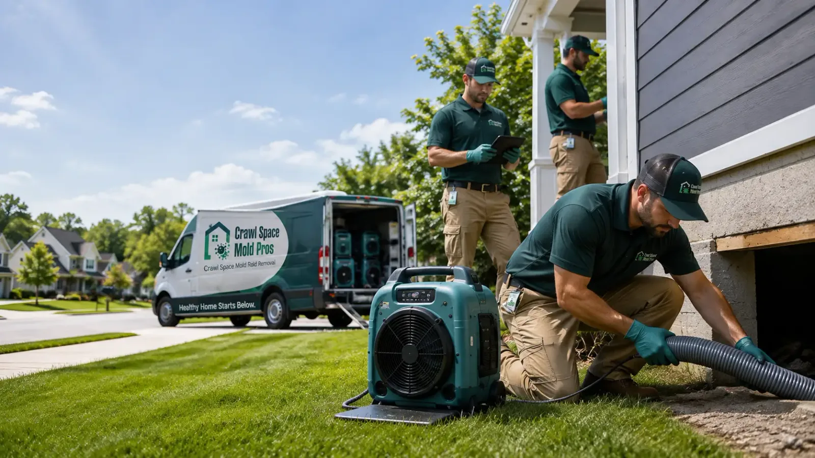 Crawl Space Mold Removal in Huron, OH